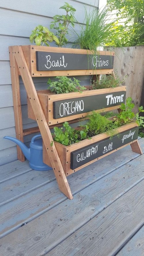 Ladder Herb Garden Ideas 18