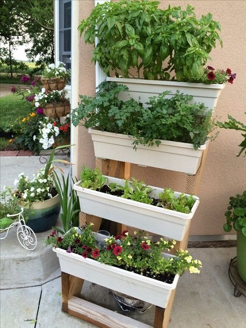 Ladder Herb Garden Ideas 21