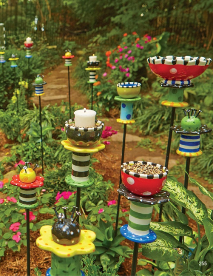 28 Crazy and Playful Garden Ideas from Old Unused Items