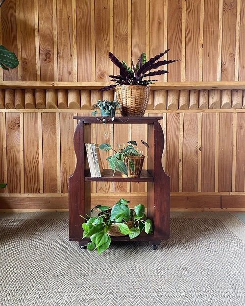 33 Cool DIY Antique and Vintage Plant Stand Ideas 11
