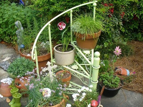 Staircase Plant Stand garden ideas