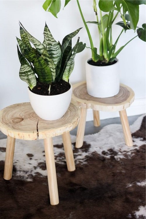33 Cool DIY Antique and Vintage Plant Stand Ideas 15