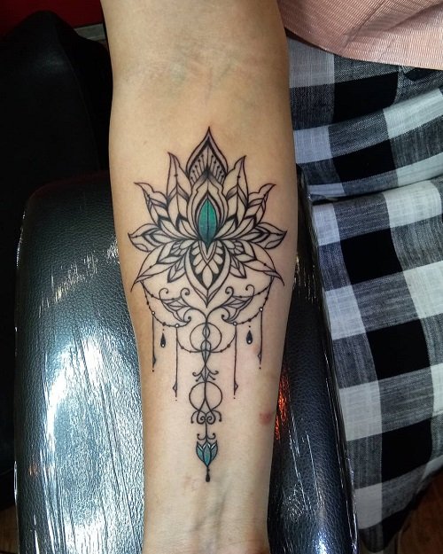 Details Mandala Lotus Wrist Tattoo Best In Coedo Com Vn