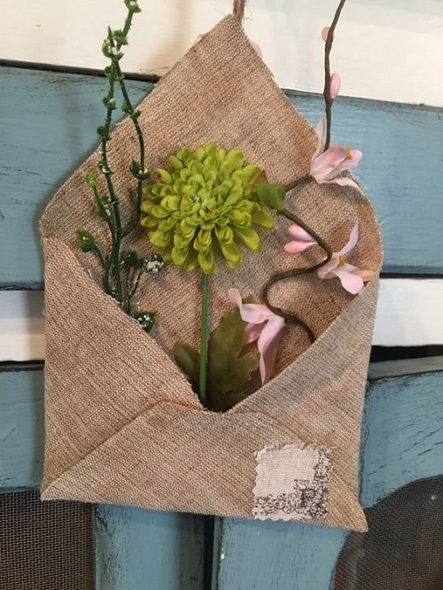 Burlap Projects for the Garden ideas