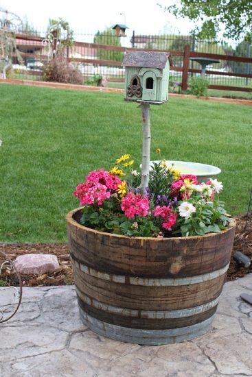 31 Fantastic Whiskey Barrel Planters Ideas