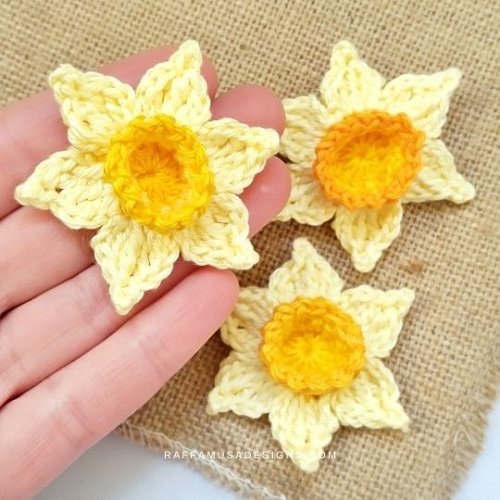 Crochet Daffodils Flower Bouquet 13