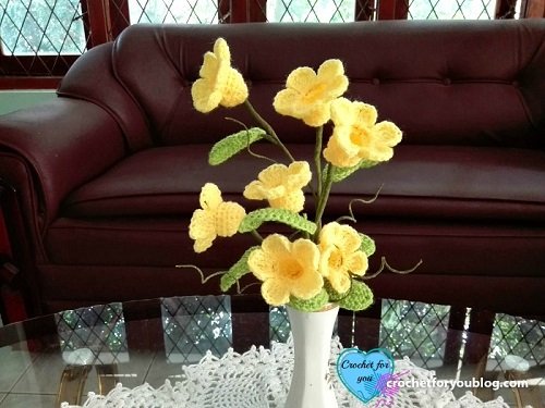 3D Crochet Bouquet