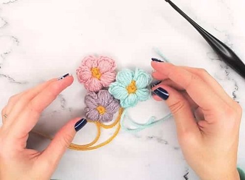 Puff Flower Crochet
