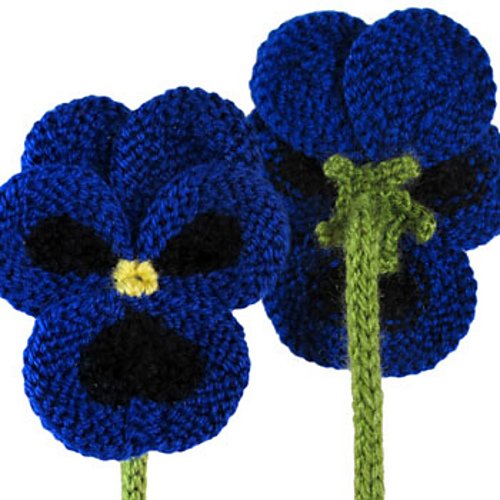 Crochet Pansies flower ideas