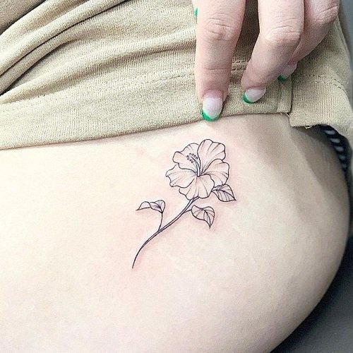 hibiscus flower tattoo 1