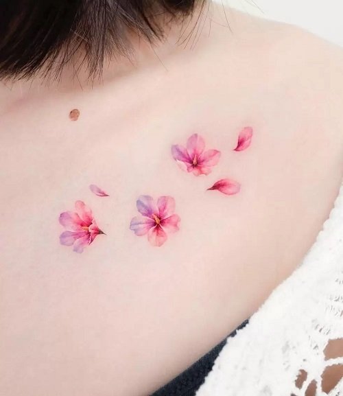 hibiscus flower tattoo 15