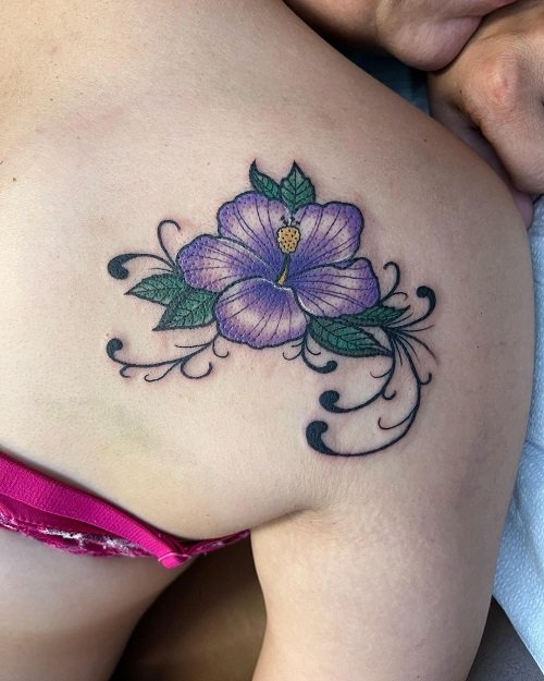 hibiscus flower tattoo 38