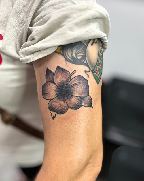 hibiscus flower tattoo 32