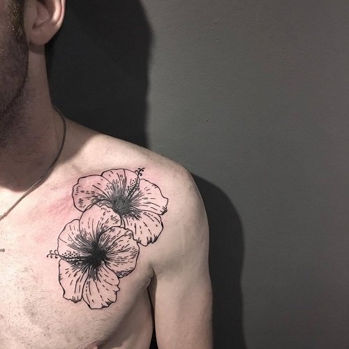 hibiscus flower tattoo 54
