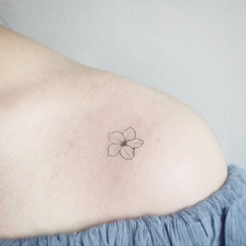 hibiscus flower tattoo 9