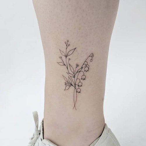 Lily of the Valley Tattoo 1