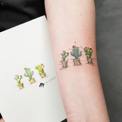 Cactus Tattoo Meaning 11