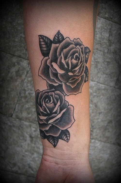 rose tattoos for men 12