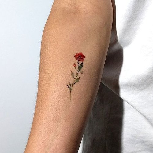 rose tattoos for men 14