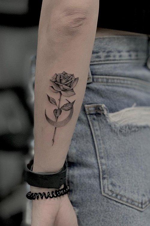 rose tattoos for men 20
