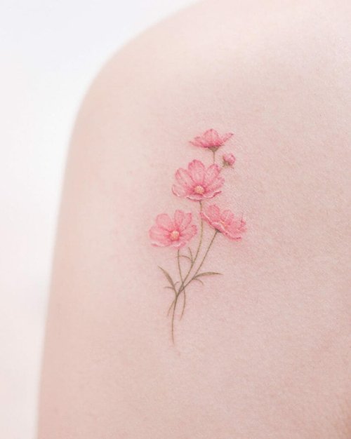 October Birth Flower Tattoo 22