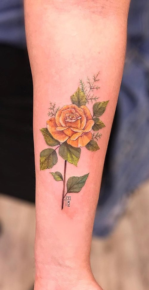 rose tattoos for men 23