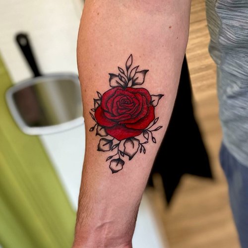rose tattoos for men 39