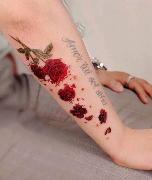 rose tattoos for men 41