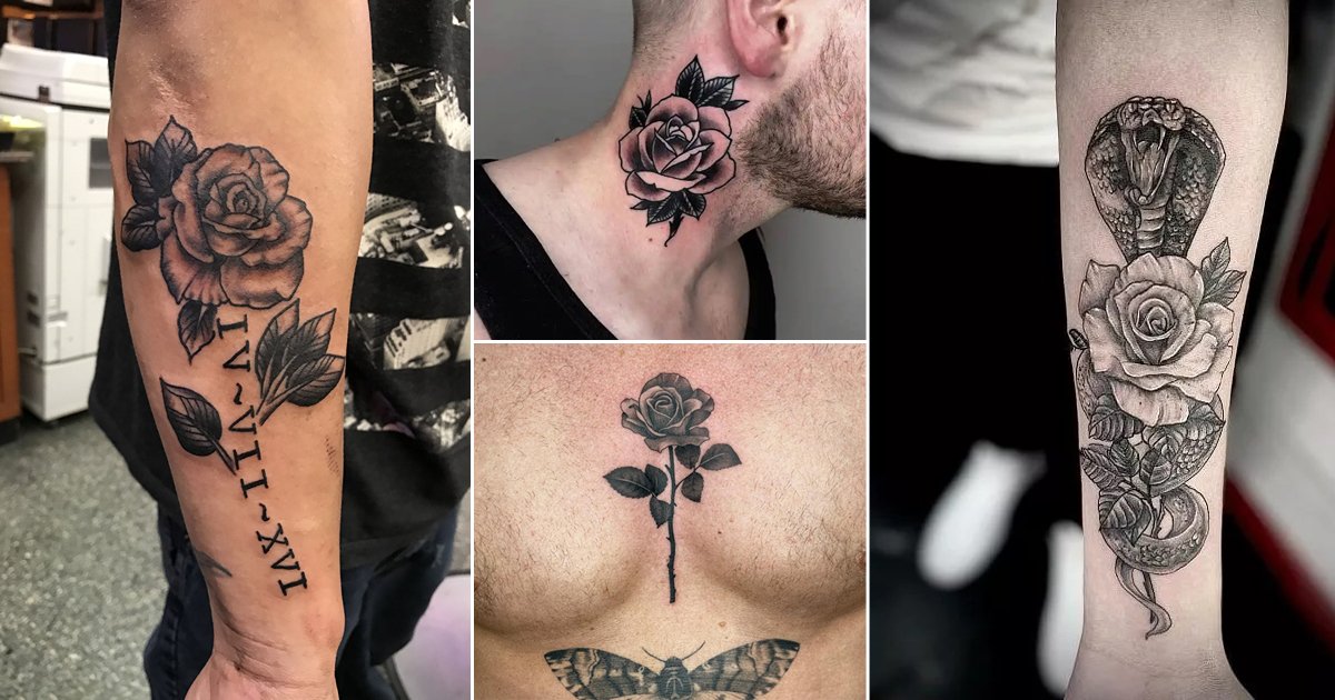 Best Rose Tattoo Ideas And Where To Place Them
