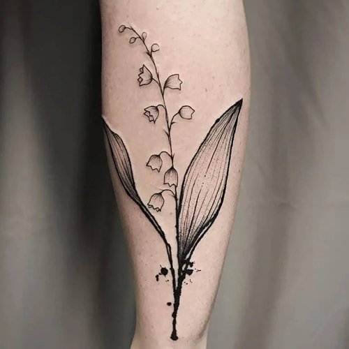 Lily of the Valley Tattoo 5