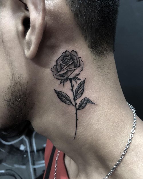 rose tattoos for men 9
