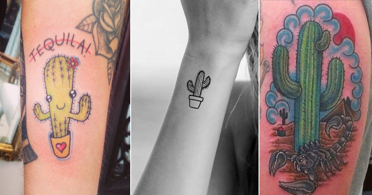 Cactus – Tattoologist | Trendy tattoos, Succulent tattoo, Tiny tattoos