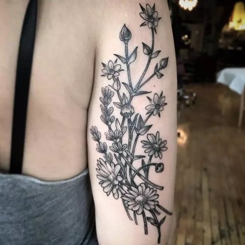 Daisy Tattoo Ideas 32