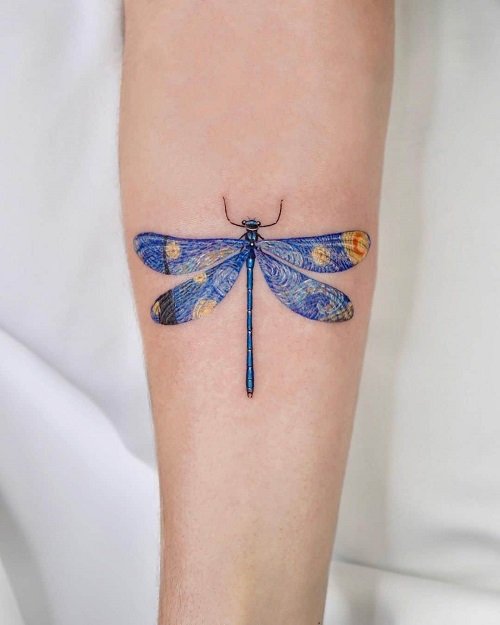 Dragonfly Tattoo Meaning 34