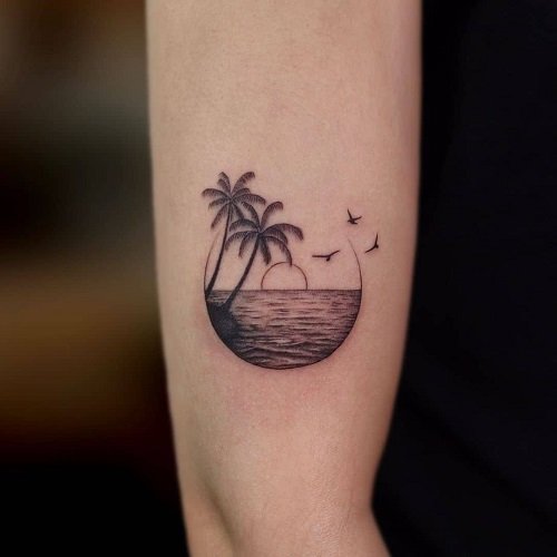 palm tree tattoo 21