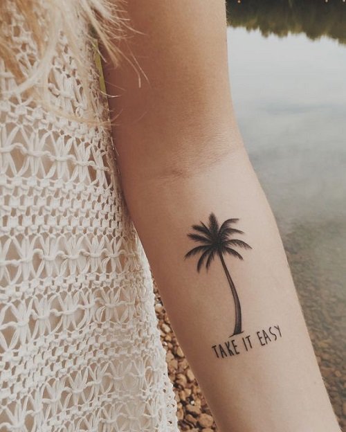 palm tree tattoo 7