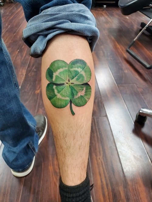 Four Leaf Clover Tattoo 11