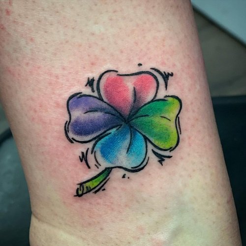 Four Leaf Clover Tattoo 19