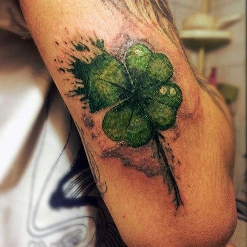 Four Leaf Clover Tattoo 25