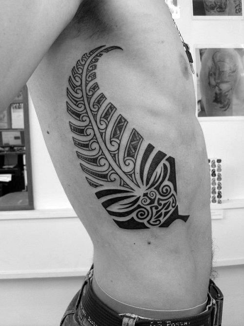 Tribal Fern Fusion Body Art tattoo