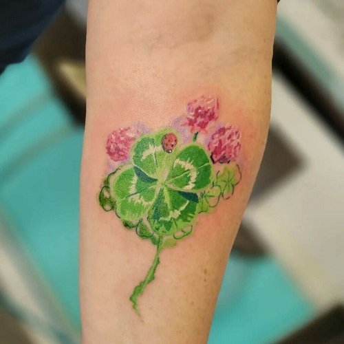 Four Leaf Clover Tattoo 28