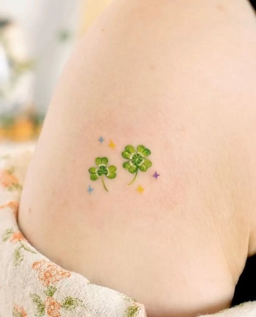 Four Leaf Clover Tattoo 3