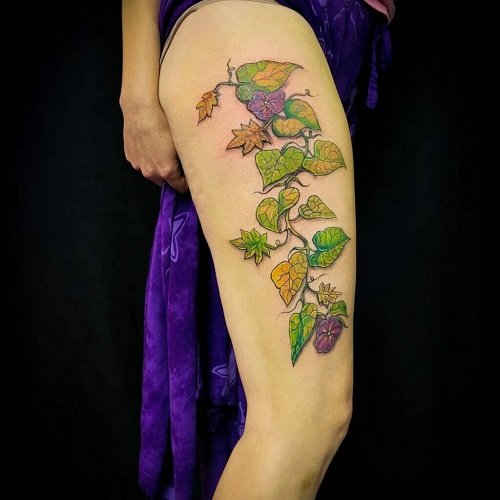 Poison Ivy Tattoo 1