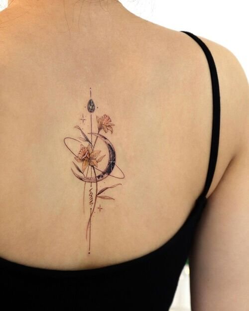 Narcissus Flower Tattoo 11