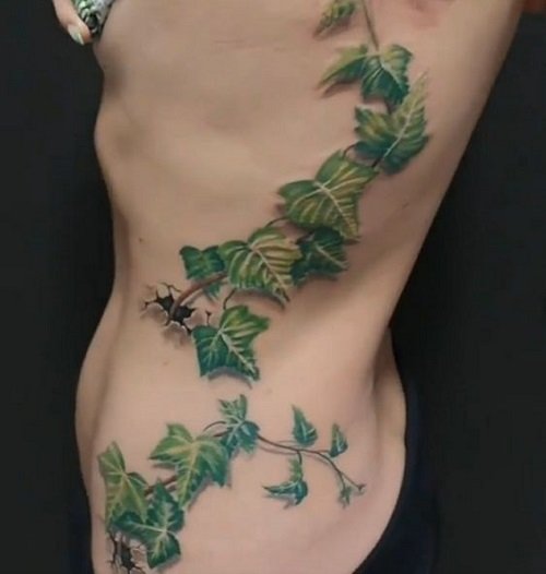 Side Body Ink of Poison Ivy