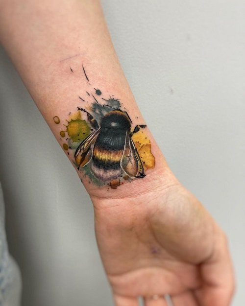 Bumble Bee Tattoo 15