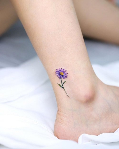 Small Flower Tattoo 17