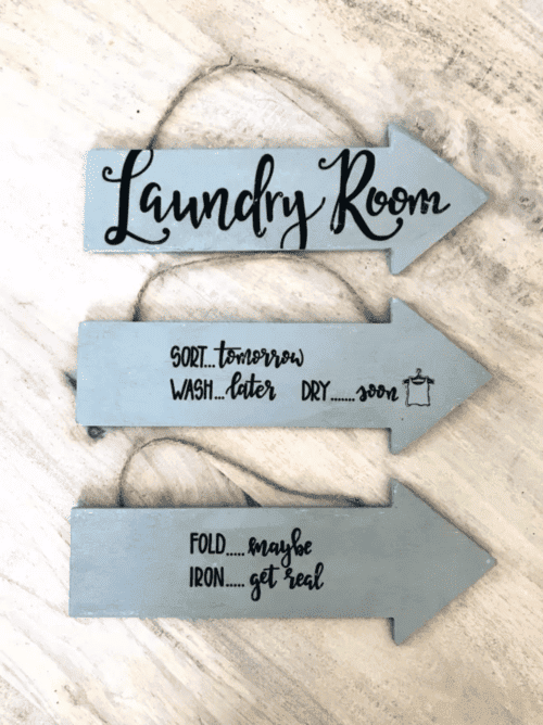 Arrow Laundry Signs