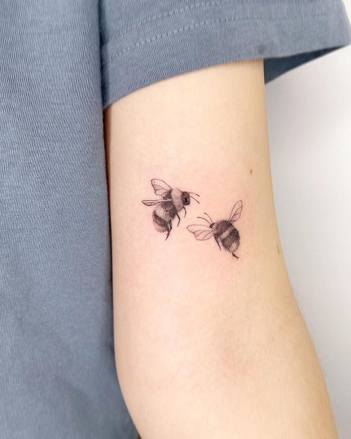 Bumble Bee Tattoo 19