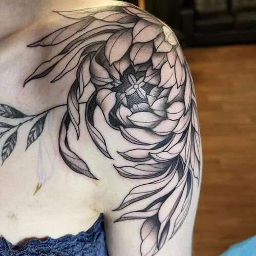 Chrysanthemum Tattoo Designs 21